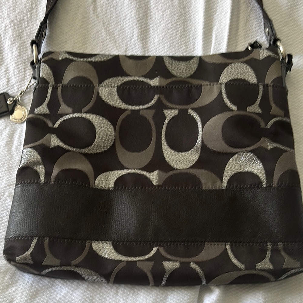 Coach Black and Gray Women's Bag